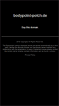 Mobile Screenshot of bodypoint-polch.de
